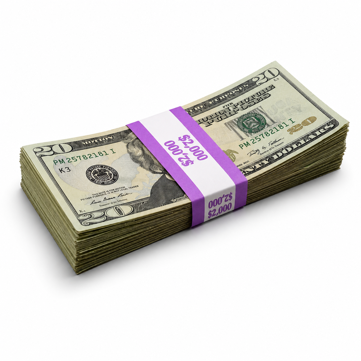 $2K Full Print ($20 Bills)