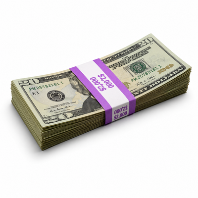 $2K Full Print ($20 Bills)