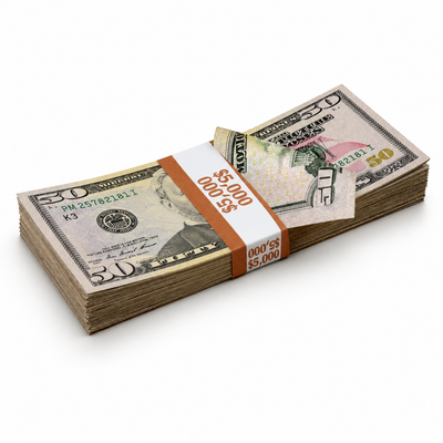 $5K Full Print ($50 Bills)