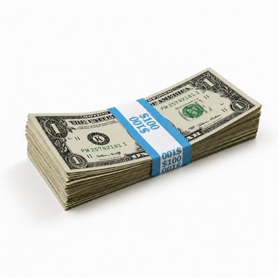 $100 Full Print ($1 Bills)